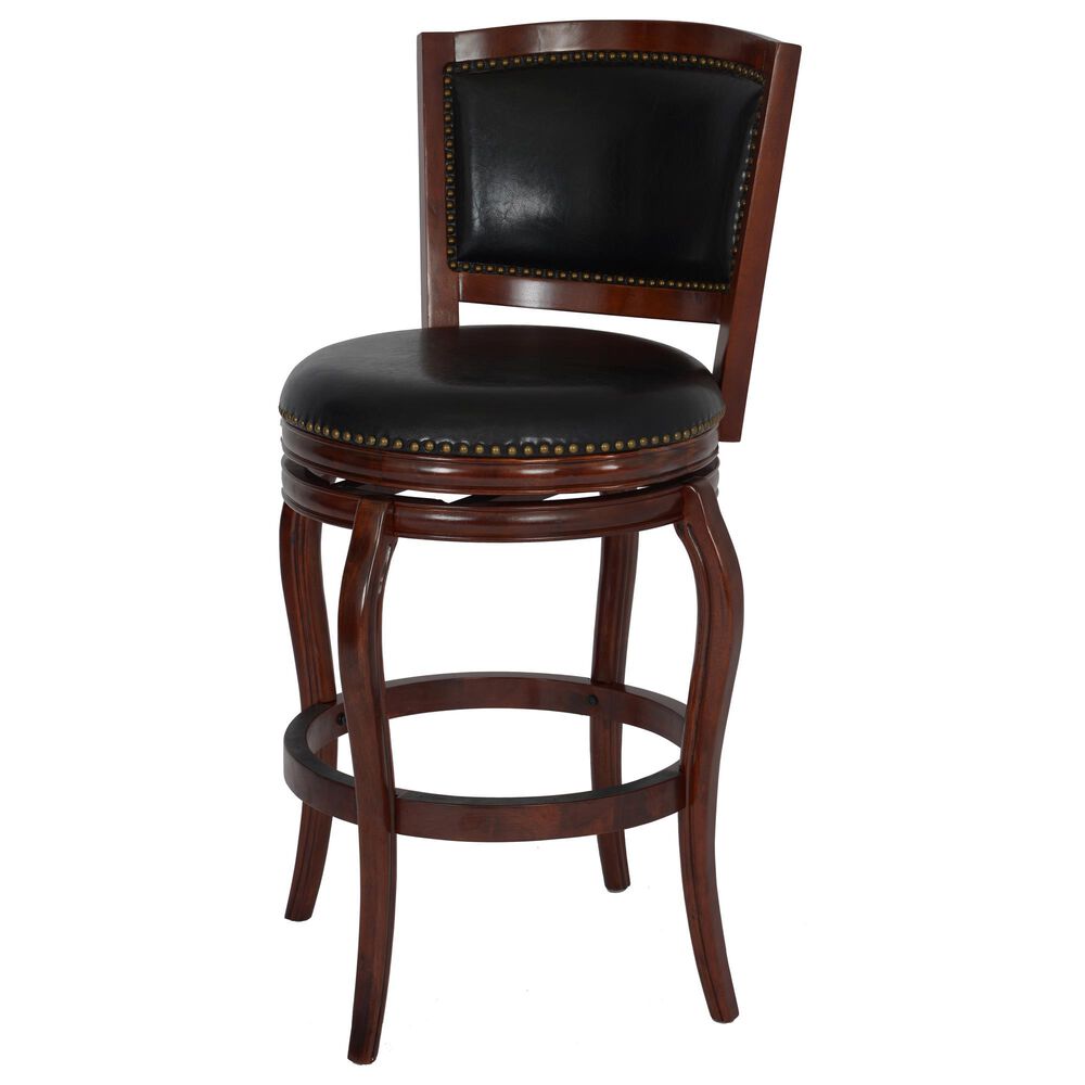 Boraam Industries Harris 29" Swivel Bar Stool in Cherry, , large
