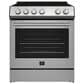 Forno Leonardo 30" Slide-in Electric Range in Stainless Steel, , large