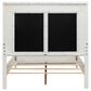 Belle Furnishings Reflections 5-Piece Queen Upholstered Bedroom Set in Pearl White and Rhinestone, , large