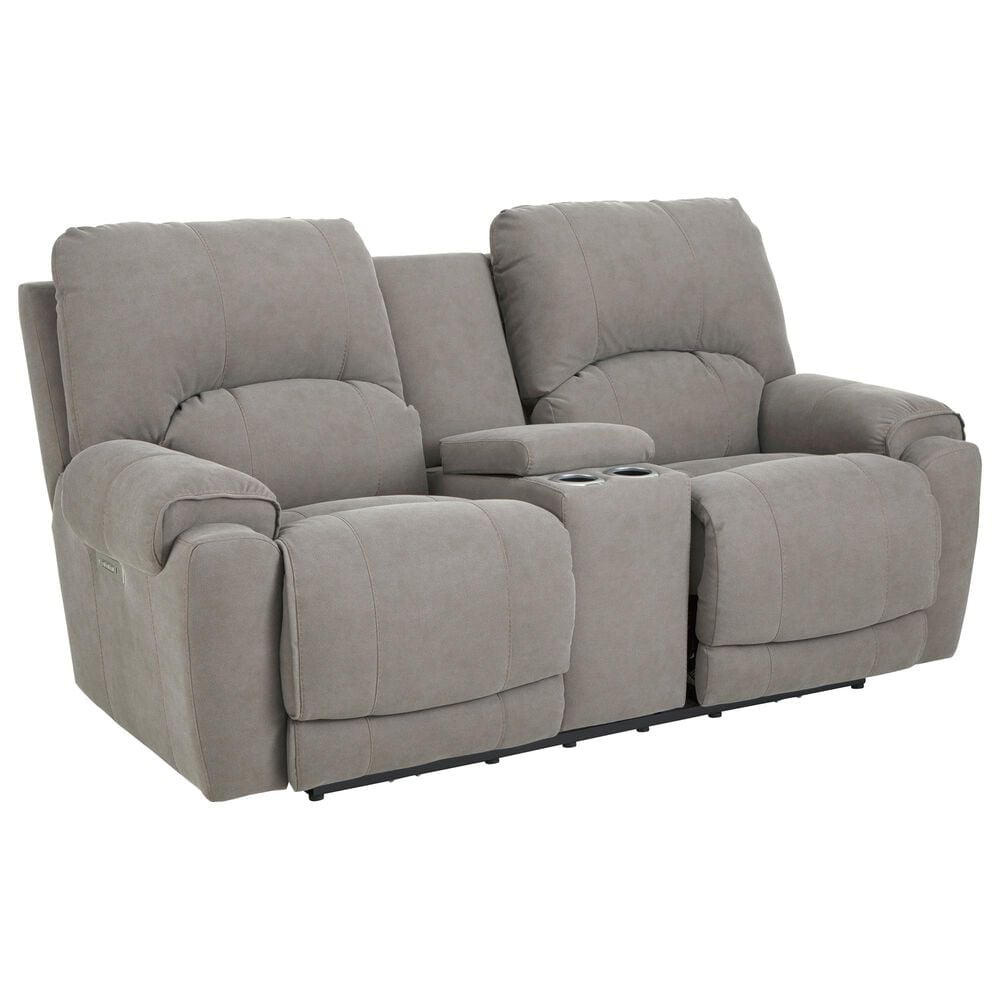 HomeStretch Showtime Power Loveseat in Tan, , large