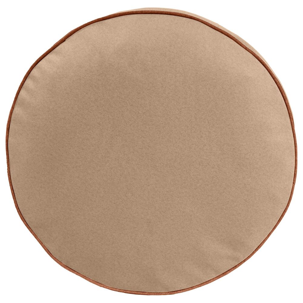Howard Elliott Qiviut Foot Pouf in Camel, , large