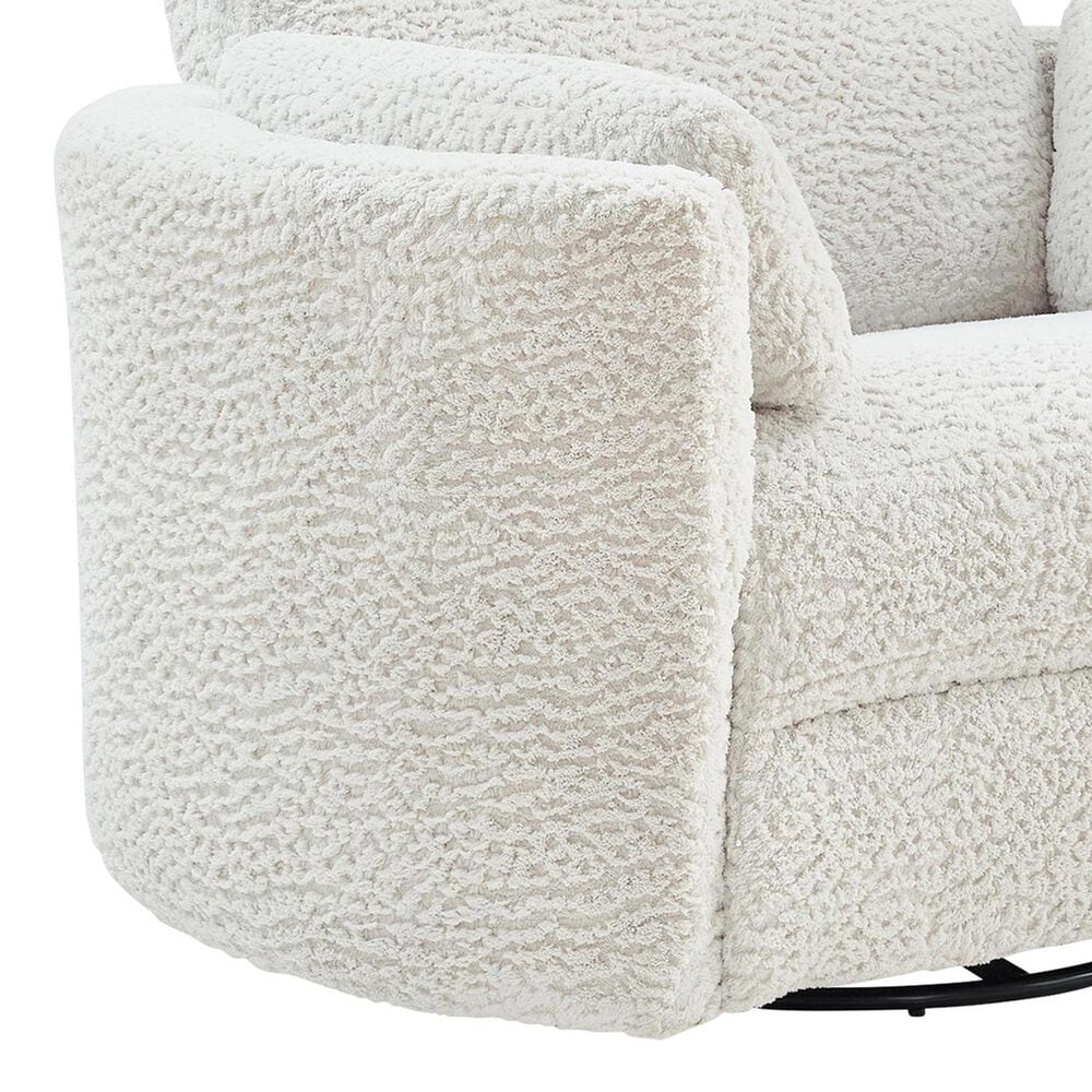 Ashley Gosaldo Power Swivel Glider Recliner in Silver, , large