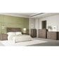Lemoore Essential Twin Panel Headboard with Side Style in Weathered Gray Ash, , large