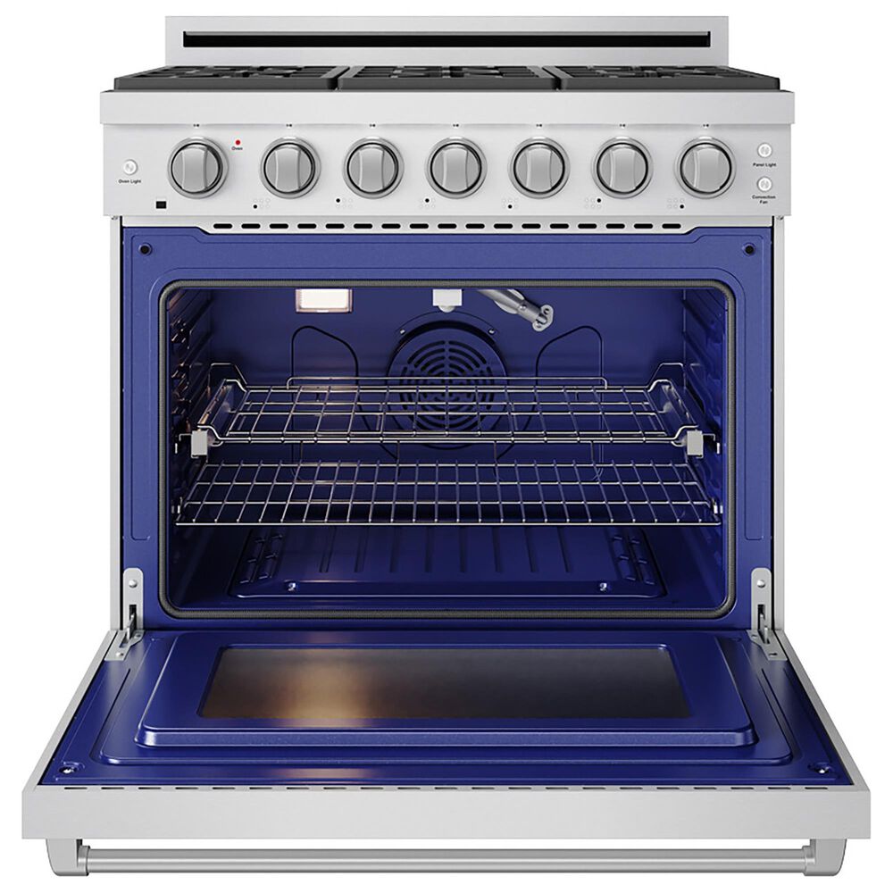 Thor Kitchen Gordon Ramsay Series 36" Professional Liquid Propane Range in Stainless Steel, , large