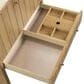 James Martin Vanities Hudson 36" Single Bathroom Vanity in Light Natural Oak with 3 cm White Zeus Quartz Top and Rectangular Sink, , large