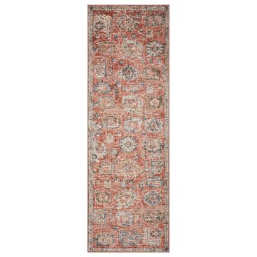 Loloi II Saban 2"7" x 8" Rust and Multicolor Runner  , , large
