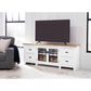 Ashley Ashbryn 74" TV Stand in White and Natural, , large