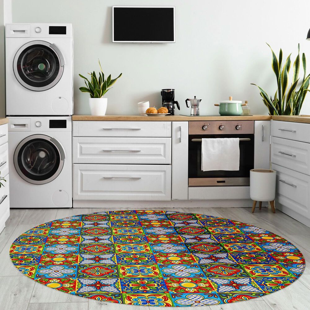 Dalyn Rug Company Kendall KE20 8&#39; Round Multicolor Area Rug, , large
