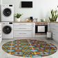 Dalyn Rug Company Kendall KE20 8" Round Multicolor Area Rug, , large