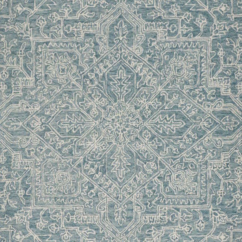Feizy Belfort Teal 10&#39; x 14&#39; Area Rug, , large