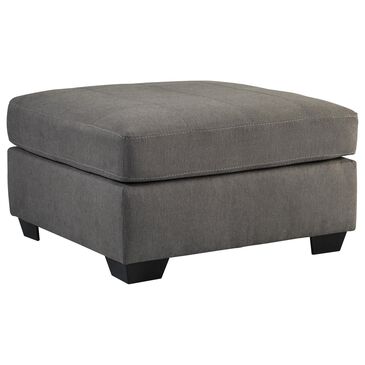 Signature Design by Ashley Maier Oversized Accent Ottoman in Charcoal, , large
