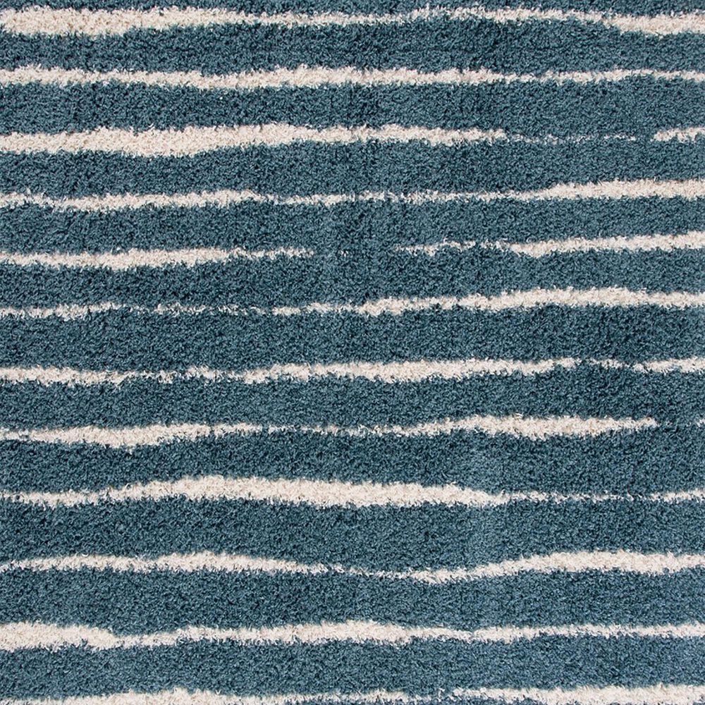 Safavieh Venus Shag VNS603K 5&#39;3&quot; x 7&#39;6&quot; Turquoise and Ivory Area Rug, , large