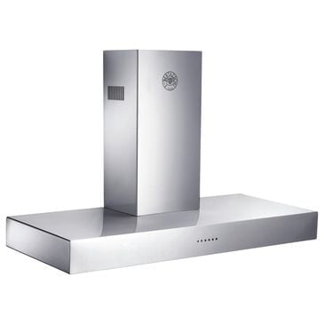 Bertazzoni 48" Wall Mount Chimney Range Hood in Stainless Steel, , large
