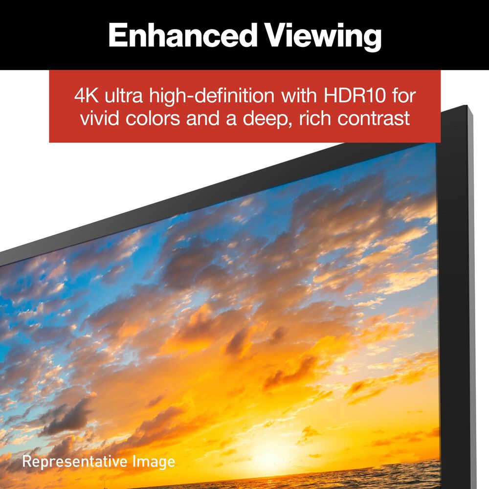 Furrion Aurora 43" Class Partial Sun 4K LED UHD - Outdoor Smart TV with 70W 2.1 Soundbar in Black, , large