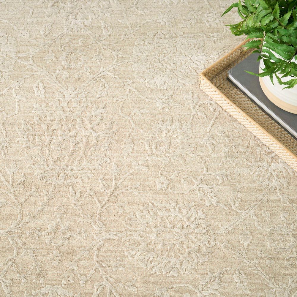 Nourison Moonlit Beige 5'3" x 7'6" Area Rug, , large