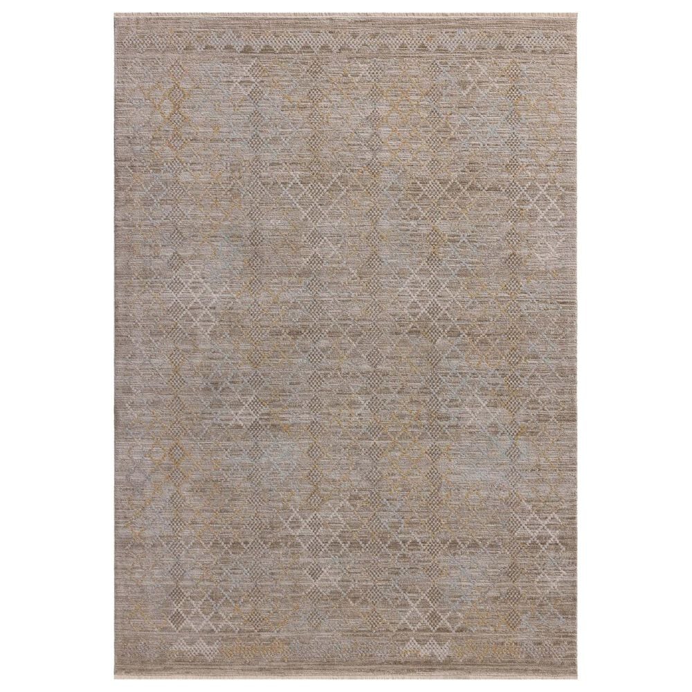 Amber Lewis x Loloi Cali 6"7" x 9"2" Taupe and Multicolor Area Rug, , large
