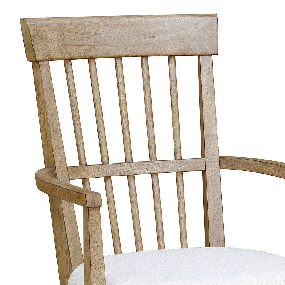 Drew and Jonathan Home Catalina Arm Chair in Light Brown, , large