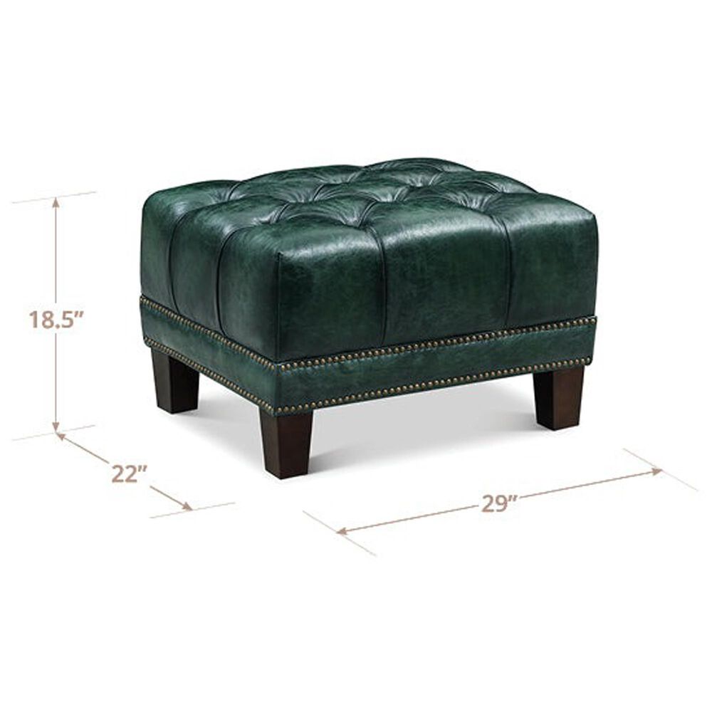 Hydeline Picadilly Ottoman in Emerald Green, , large