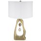 A&B Home Geode Table Lamp with Collapsible Shade in Gold, , large