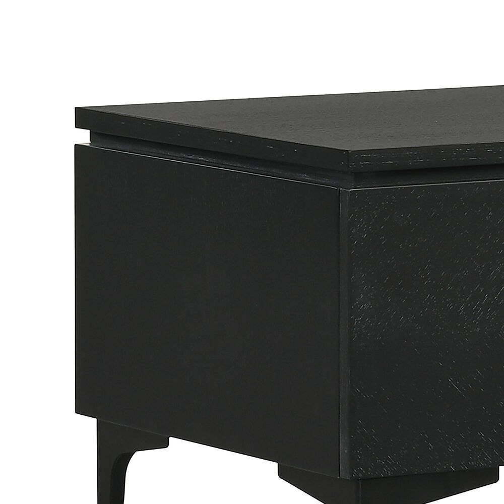 Blue River Legend 1-Drawer Nightstand in Black, , large