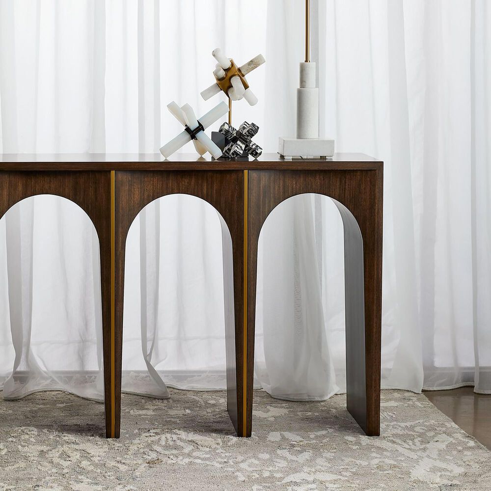 Uttermost Coliseum Console Table in Brown Eucalyptus, , large