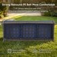 Sunwell Garden 5-Piece Patio Conversation Set with Brown Rattan in Blue, , large