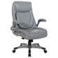 Valor Living Executive Chair with Grey Upholstery in Titanium, , large