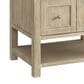 James Martin Vanities Breckenridge 30" Single Vanity in Whitewashed Oak with 3 cm Lime Delight Quartz Top, , large