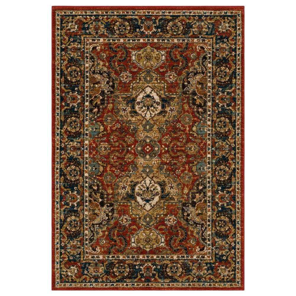 Karastan Spice Market Dhahar Garnet 12" x 15" Area Rug, , large