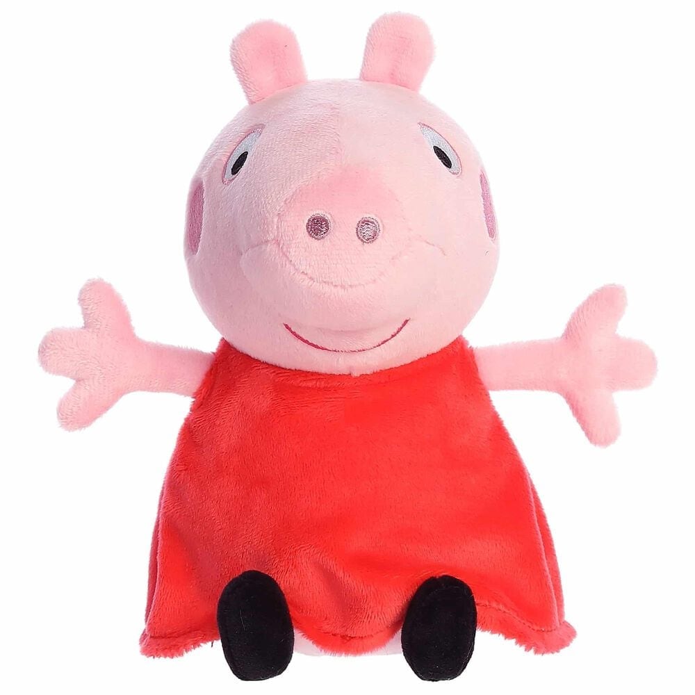Aurora 6&quot; Peppa Pig Plush in Pink and Red, , large