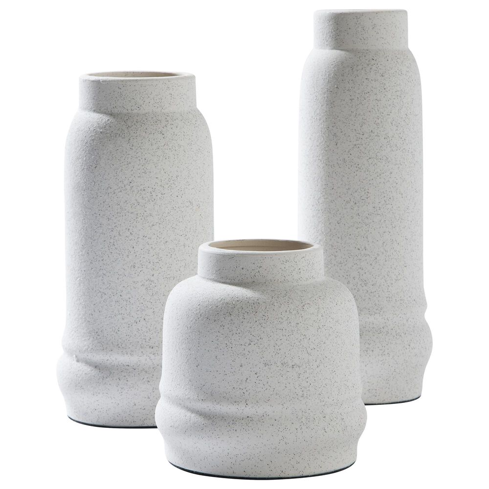 Ashley Jayden Vase in White (Set of 3), , large