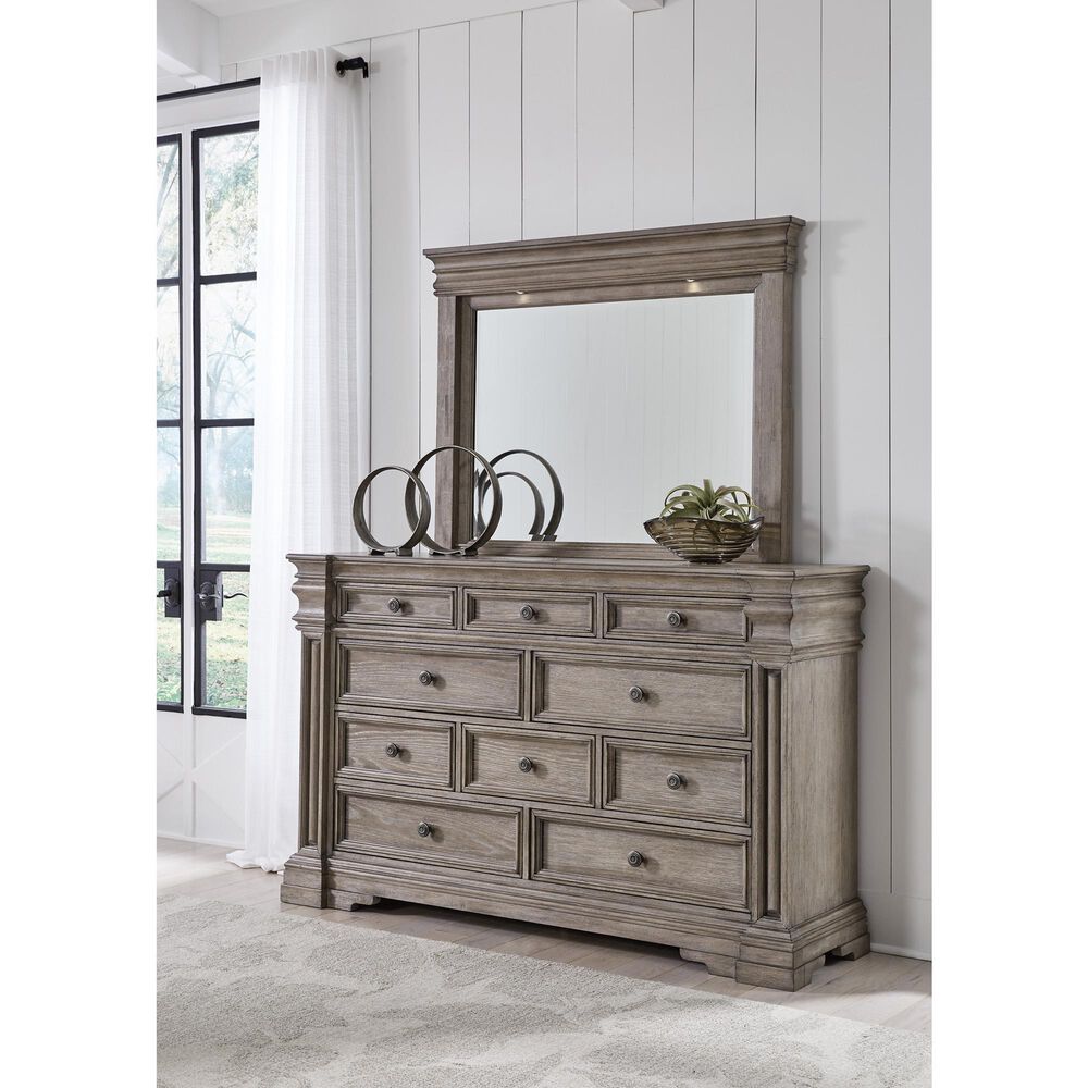 Millenium Blairhurst Dresser Mirror in Light Grayish Brown, , large