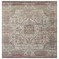 Safavieh Aria 6"6" Square Red and Creme Area Rug, , large
