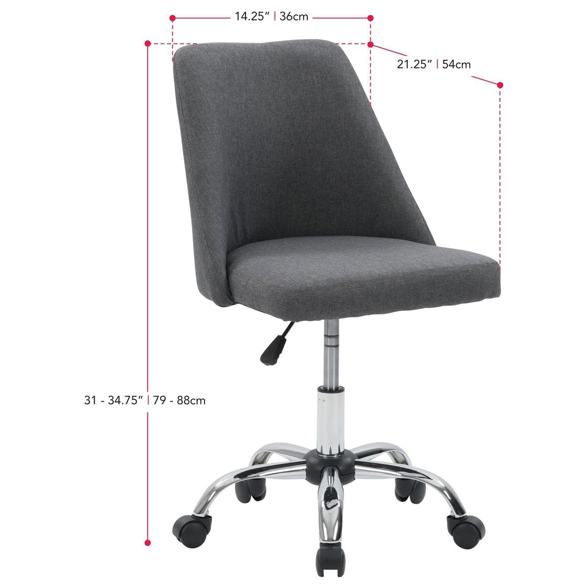 Dark grey deals office chair