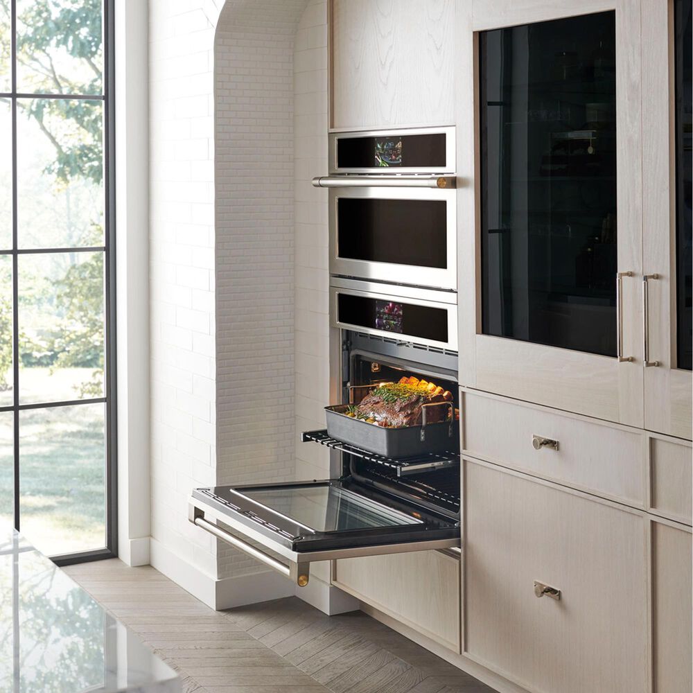 Monogram 30&quot; Integrated Glass Door Refrigerator for Single or Dual Installation, , large