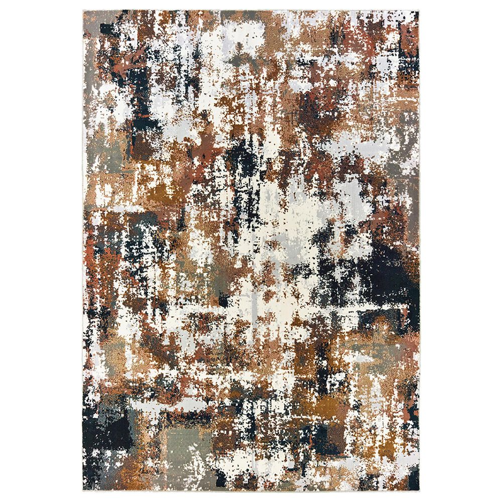 Oriental Weavers Bowen 4928X 9"10" x 12"10" Grey Area Rug, , large