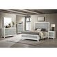 Titanic Furniture Artic Queen Panel Bed in Gray and White, , large