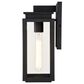 Vaxcel Uptown 12.5" 1-Light Outdoor Wall Sconce in Matte Black, , large