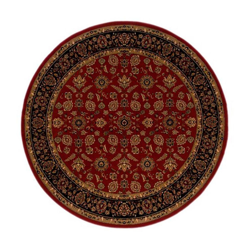 Oriental Weavers Ariana 271C 8" Round Red Area Rug, , large