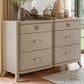 Furniture of America Candra 6-Drawer Dresser in Natural Oak, , large