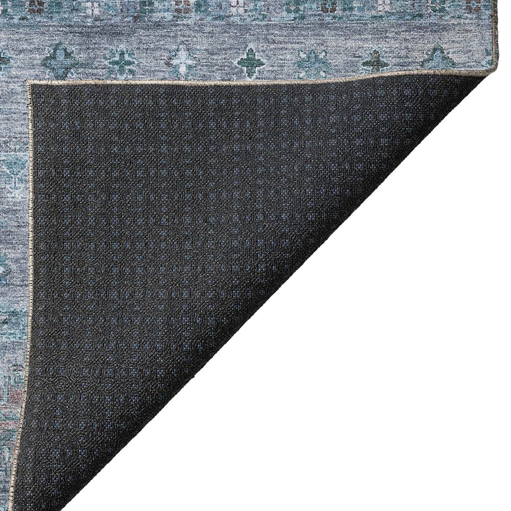 Dalyn Rug Company Karaj KJ5 2&#39;3&quot; x 7&#39;6&quot; Blue Indoor/Outdoor Runner, , large