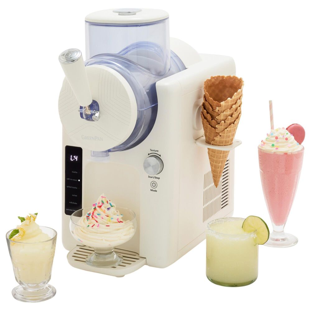 Green Pan 2 Qt. Frost Slush and Soft Serve Ice Cream Maker in Cream, , large