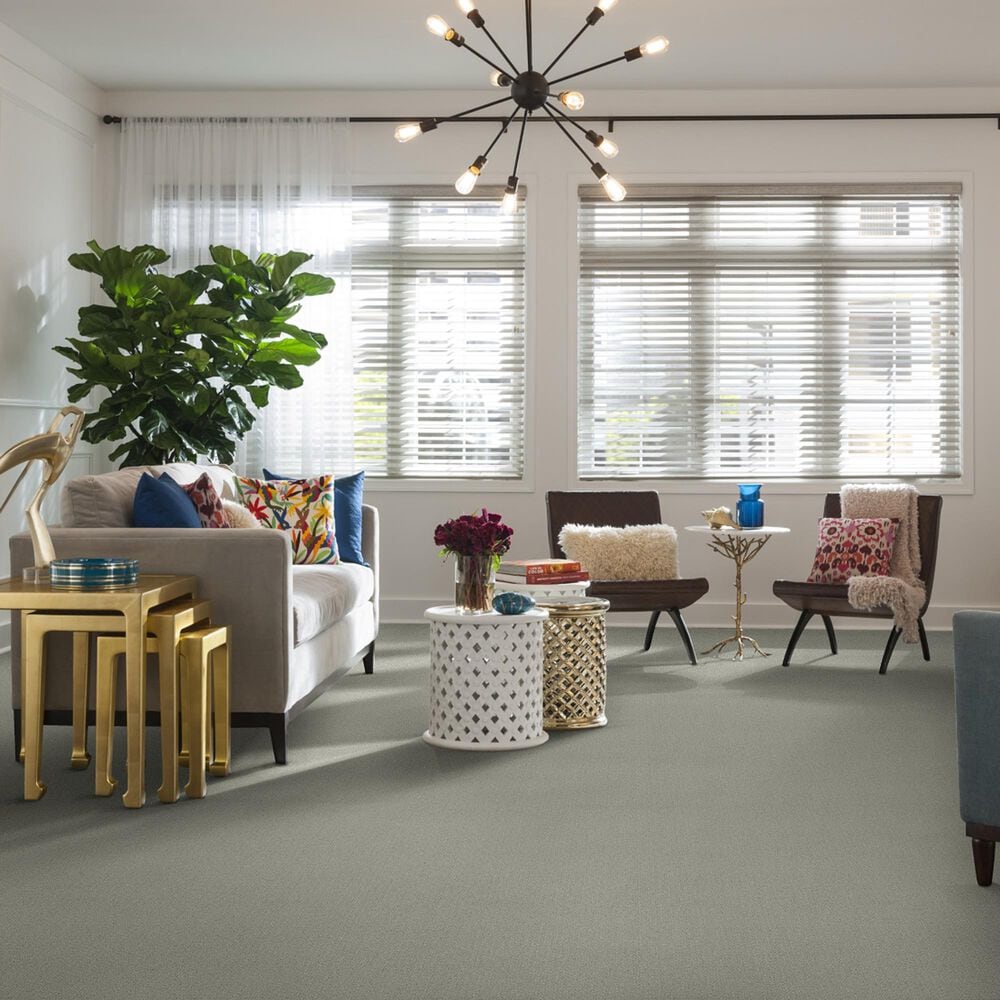 Shaw Foundations Infallible Instinct Carpet in Offshore Mist, , large