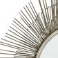 Maple and Jade 29" Round Wall Mirror in Distressed Silver, , large