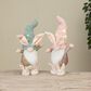 The Gerson Company 17" Standing Easter Bunny in Multicolor (Set of 2), , large