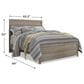 Ashley Culverbach Queen Bed in Driftwood Gray, , large