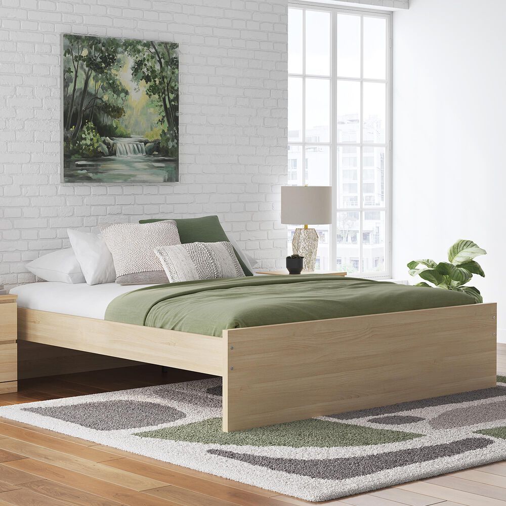 Ashley Onita King Platform Bed in Natural, , large