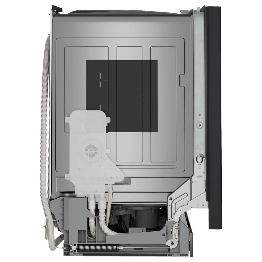 Bosch 300 Series 24&quot; Built-In Recessed Handle Dishwasher with 8 Wash Cycles in Black, , large