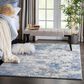 Nourison Rustic Textures RUS08 Grey and Blue 3"11" x 5"11" Area Rug, , large