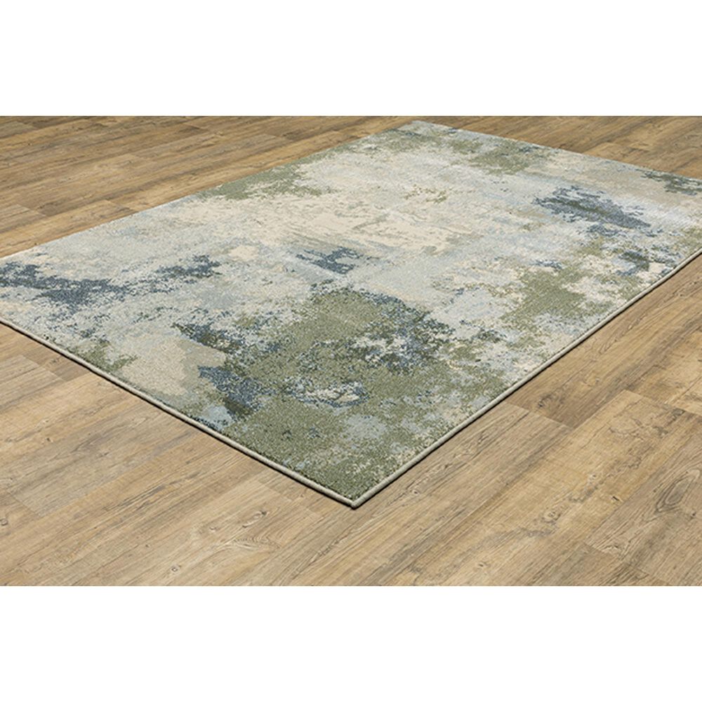 Oriental Weavers Branson 6&#39;7&quot; x 9&#39;2&quot; Blue and Green Area Rug, , large